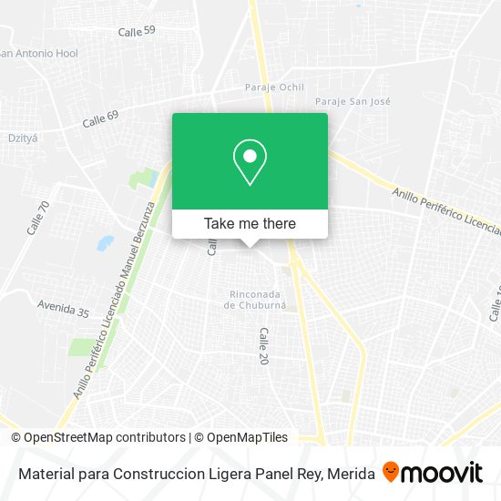 Material para Construccion Ligera Panel Rey map