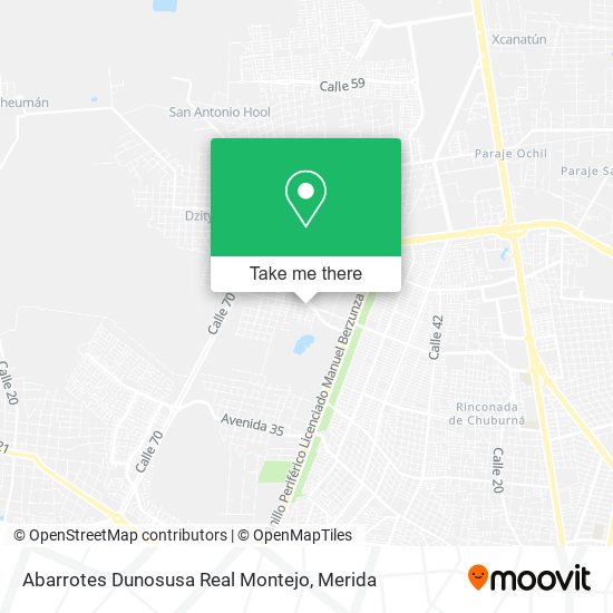 Abarrotes Dunosusa Real Montejo map