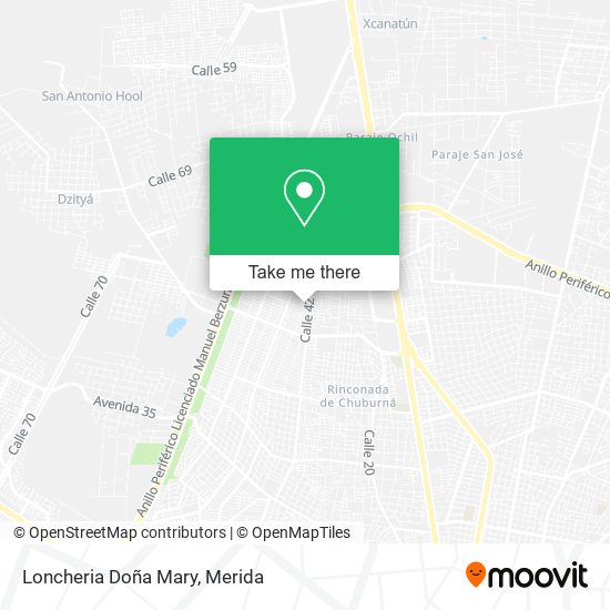 Loncheria Doña Mary map