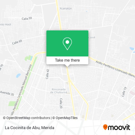 Mapa de La Cocinita de Abu