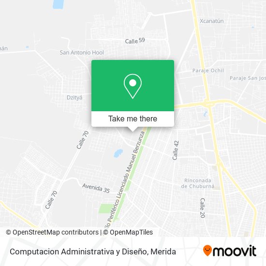 Mapa de Computacion Administrativa y Diseño