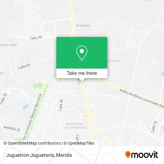 Mapa de Juguetron Juguetería
