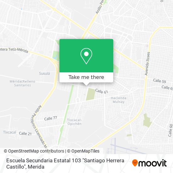 Escuela Secundaria Estatal 103 "Santiago Herrera Castillo" map
