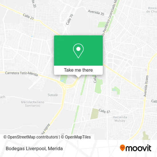 Bodegas Liverpool map