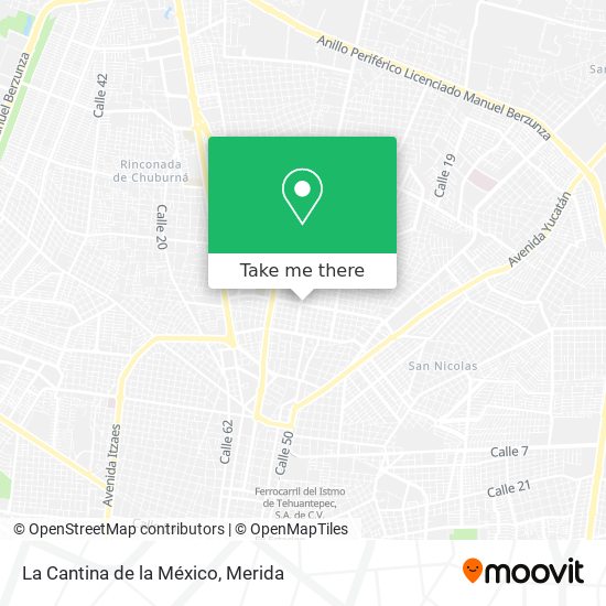 La Cantina de la México map