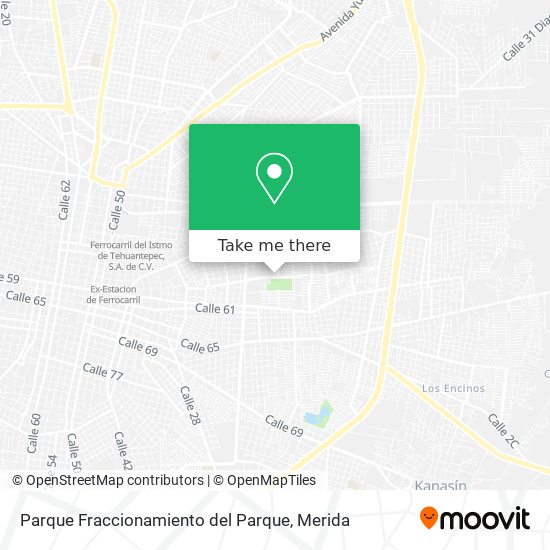 Mapa de Parque Fraccionamiento del Parque