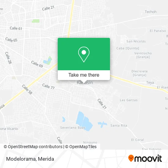 Modelorama map