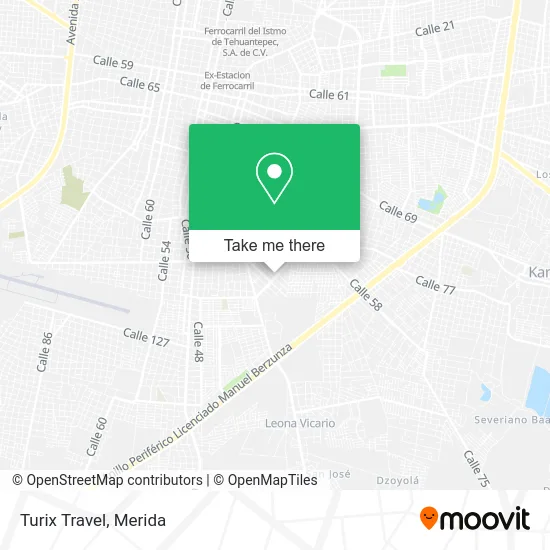 Turix Travel map