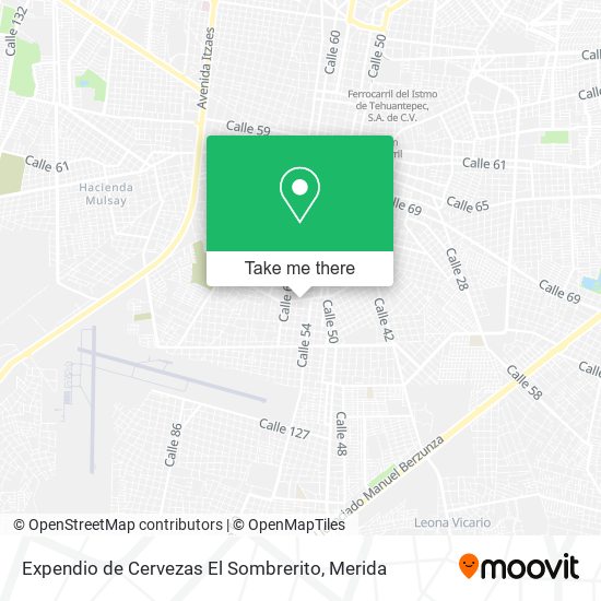 Expendio de Cervezas El Sombrerito map