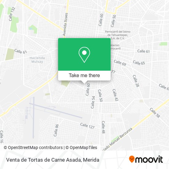 Mapa de Venta de Tortas de Carne Asada