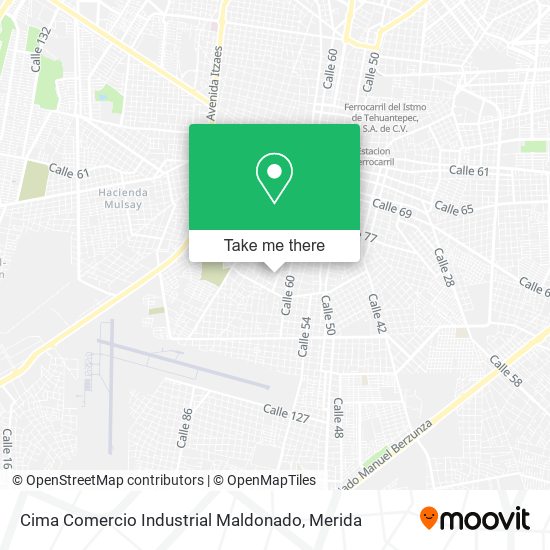 Mapa de Cima Comercio Industrial Maldonado