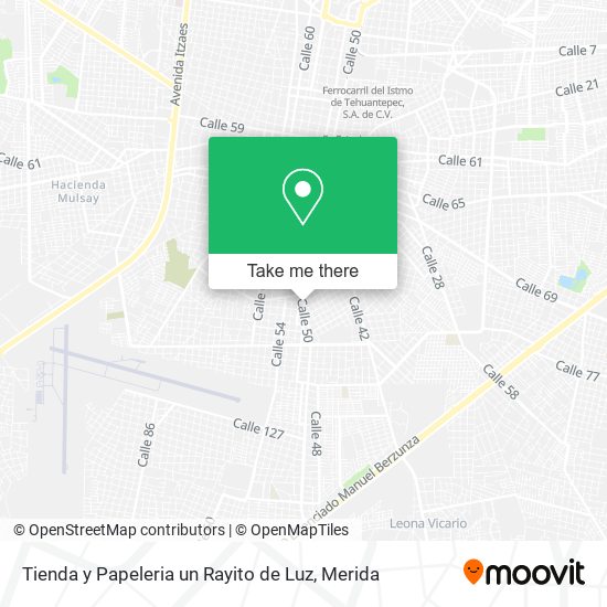 Mapa de Tienda y Papeleria un Rayito de Luz