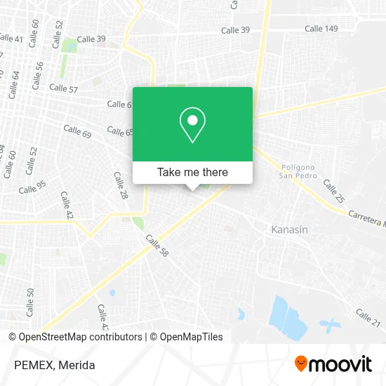 PEMEX map