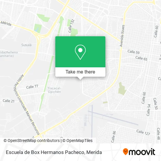 Escuela de Box Hermanos Pacheco map