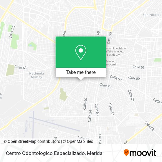 Centro Odontologico Especializado map