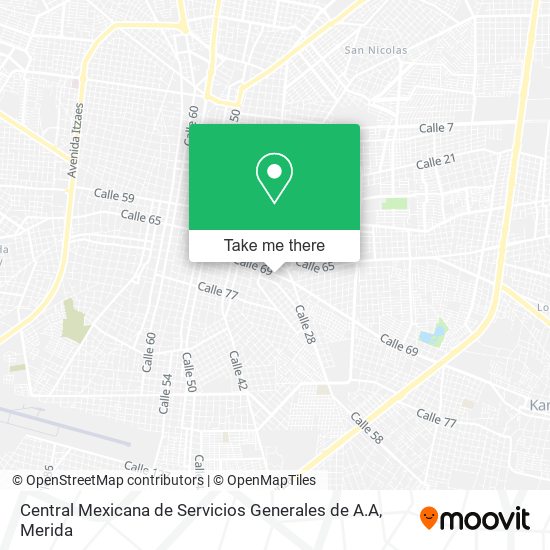 Central Mexicana de Servicios Generales de A.A map