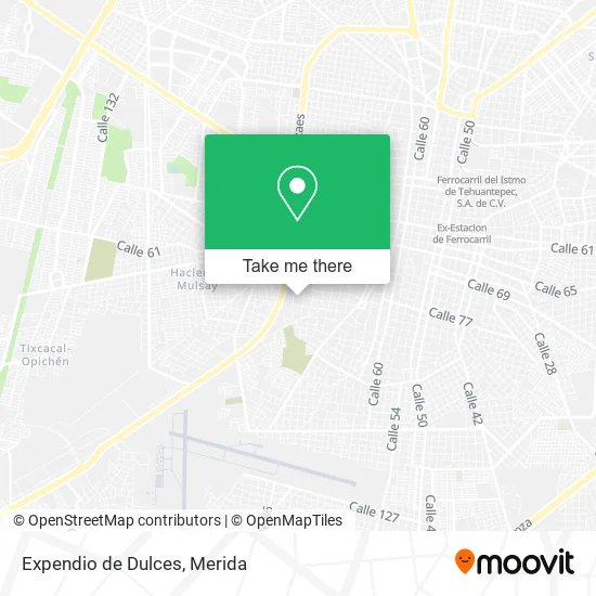 Mapa de Expendio de Dulces
