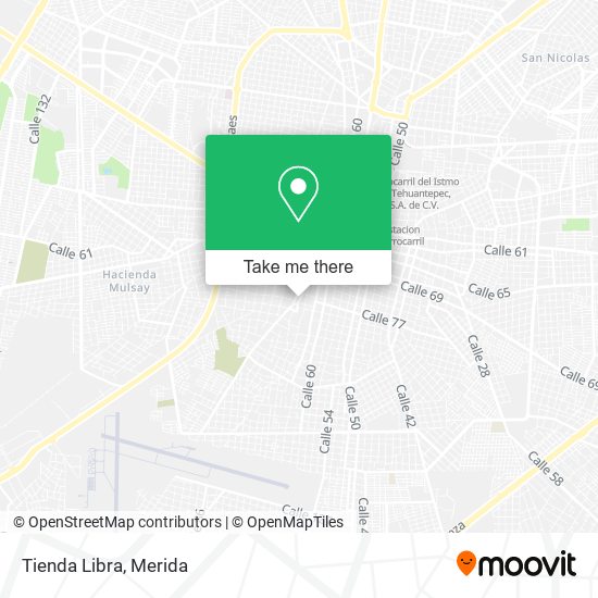 Mapa de Tienda Libra