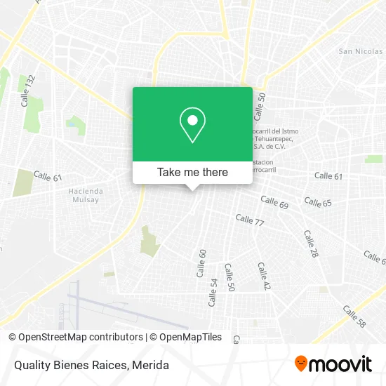 Mapa de Quality Bienes Raices
