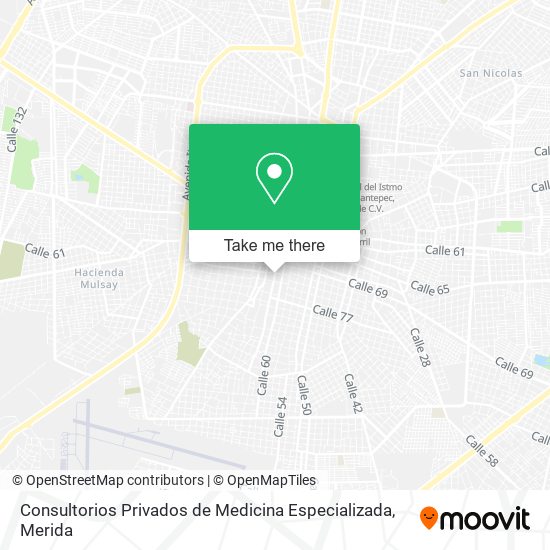 Consultorios Privados de Medicina Especializada map