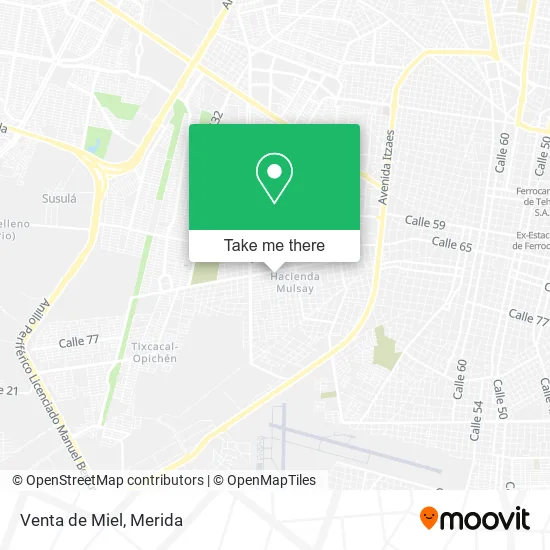 Venta de Miel map