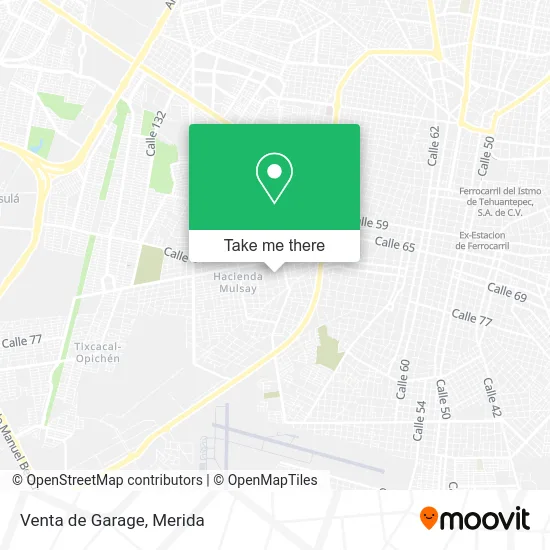 Venta de Garage map