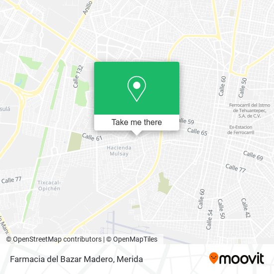 Farmacia del Bazar Madero map
