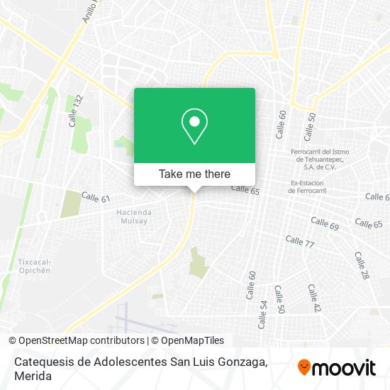 Catequesis de Adolescentes San Luis Gonzaga map