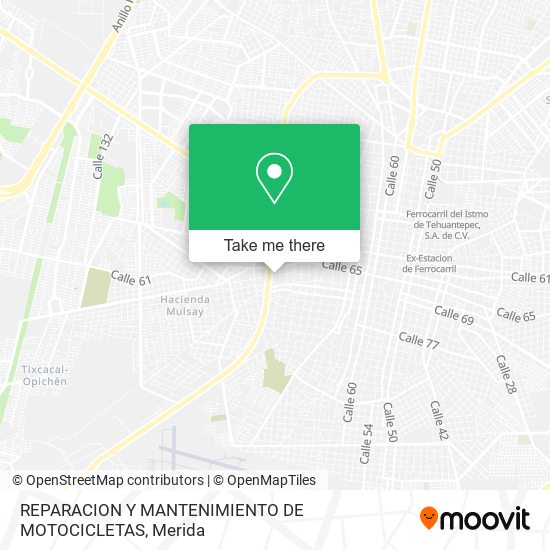 REPARACION Y MANTENIMIENTO DE MOTOCICLETAS map