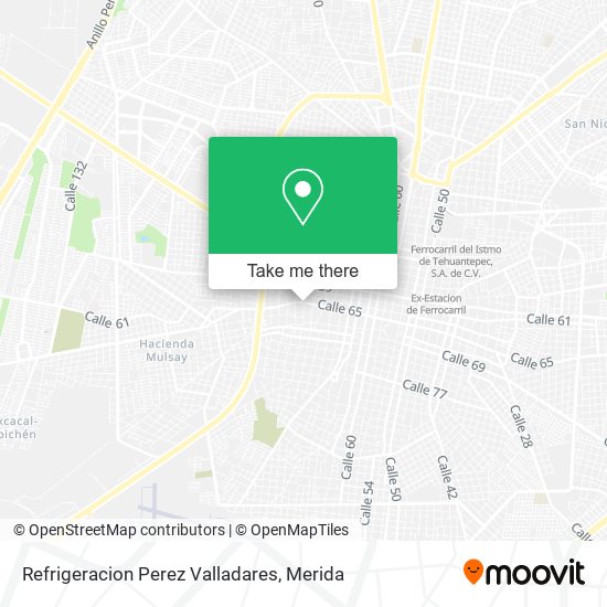 Refrigeracion Perez Valladares map