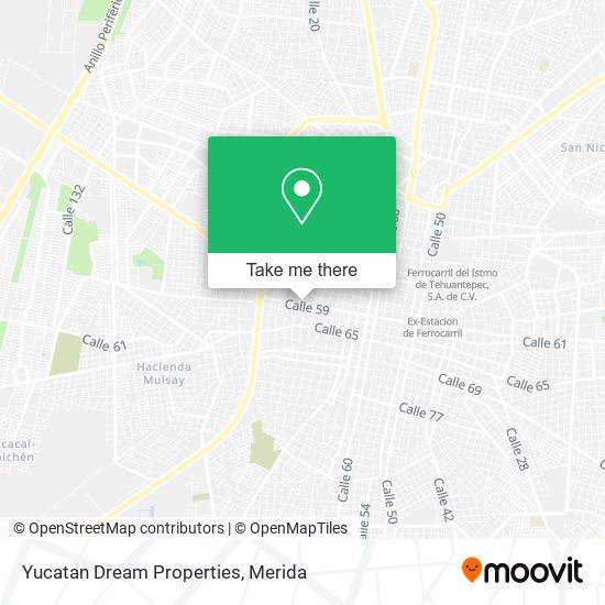 Yucatan Dream Properties map