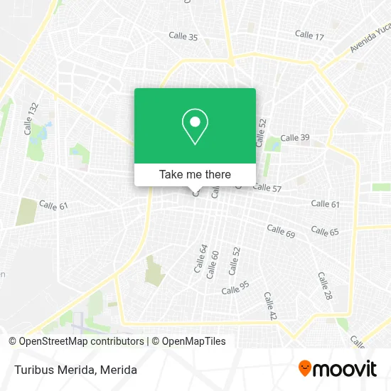 Turibus Merida map