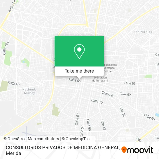 Mapa de CONSULTORIOS PRIVADOS DE MEDICINA GENERAL