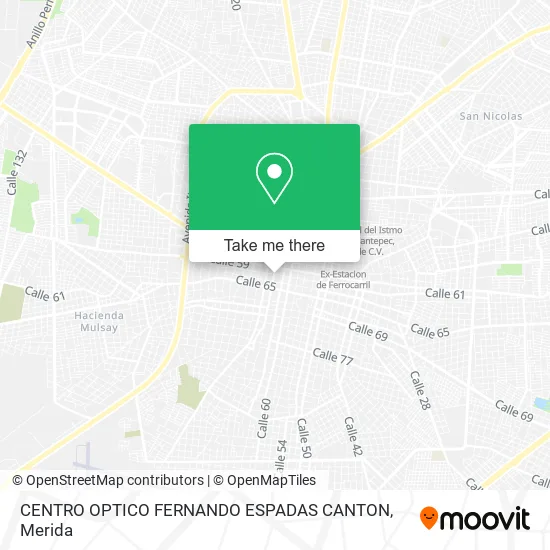 CENTRO OPTICO FERNANDO ESPADAS CANTON map
