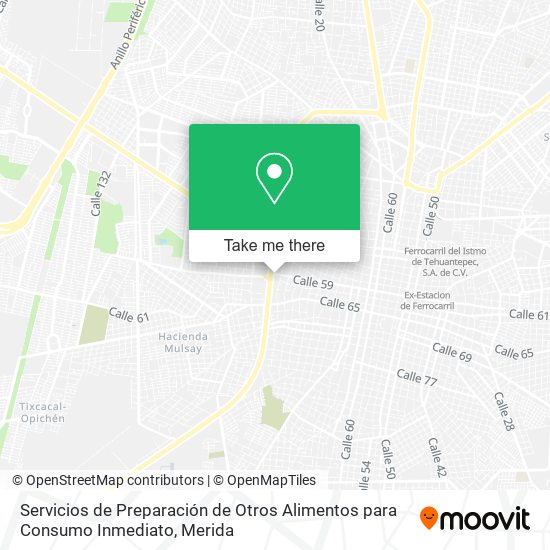 Servicios de Preparación de Otros Alimentos para Consumo Inmediato map