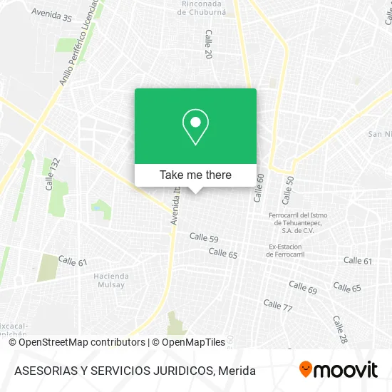 ASESORIAS Y SERVICIOS JURIDICOS map