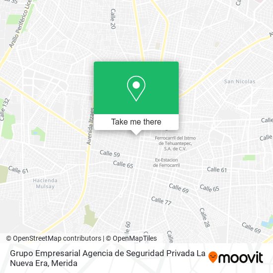 Grupo Empresarial Agencia de Seguridad Privada La Nueva Era map