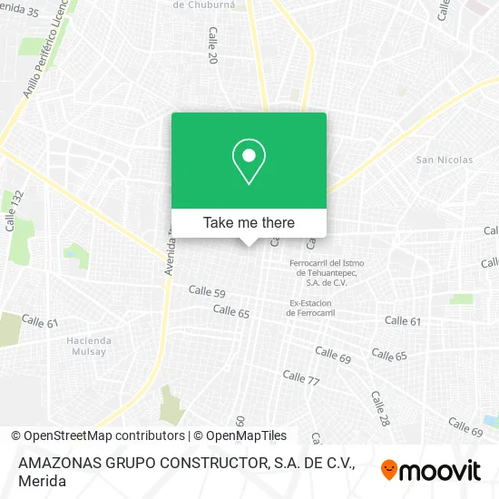 AMAZONAS GRUPO CONSTRUCTOR, S.A. DE C.V. map