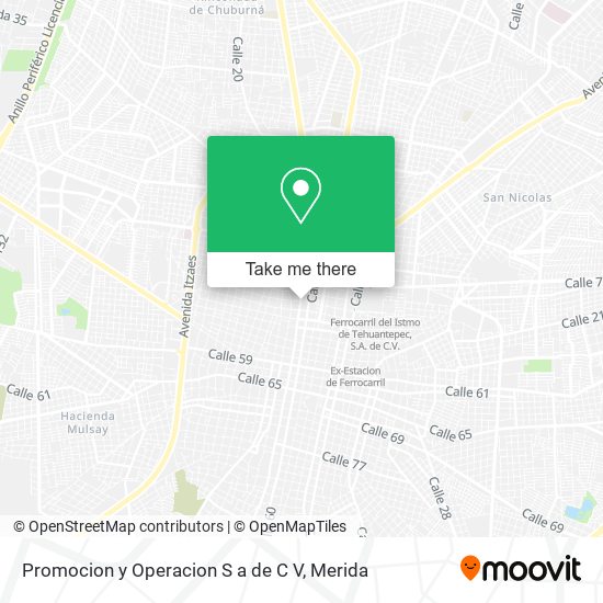 Mapa de Promocion y Operacion S a de C V