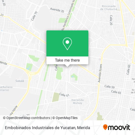 Embobinados Industriales de Yucatan map