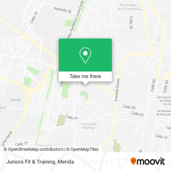 Mapa de Juniors Fit & Training