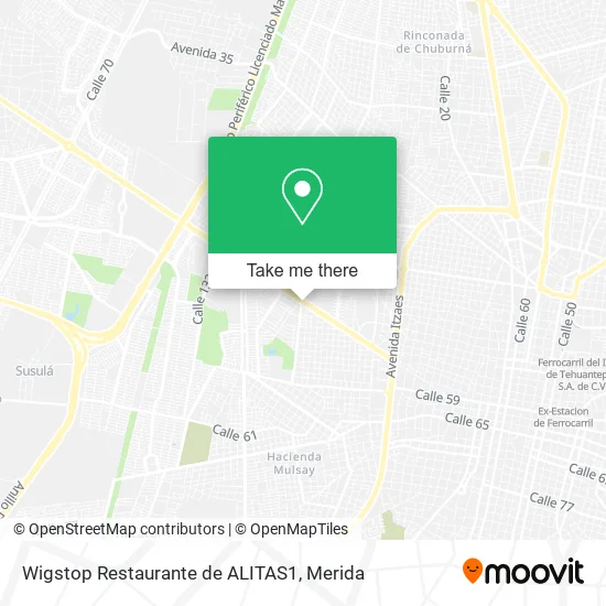 Wigstop Restaurante de ALITAS1 map
