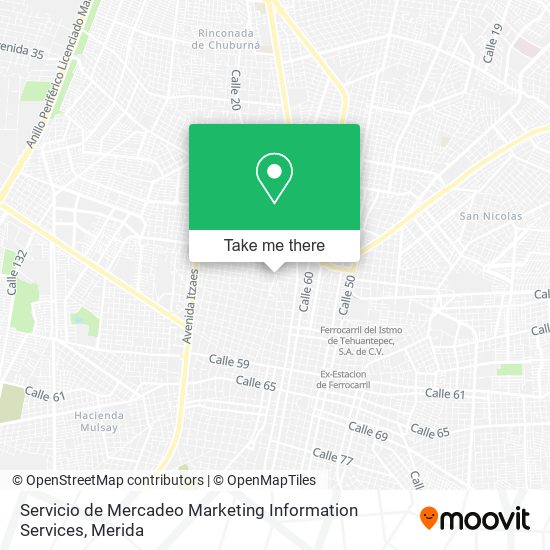 Servicio de Mercadeo Marketing Information Services map