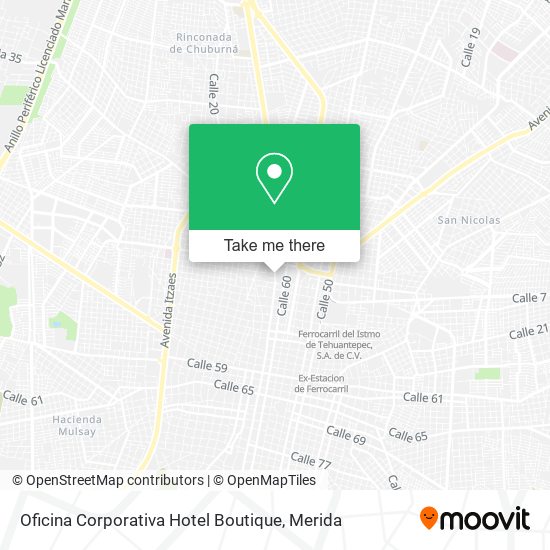 Oficina Corporativa Hotel Boutique map