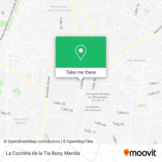 La Cocinita de la Tia Rosy map