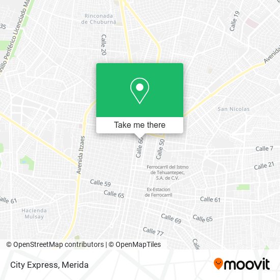 Mapa de City Express