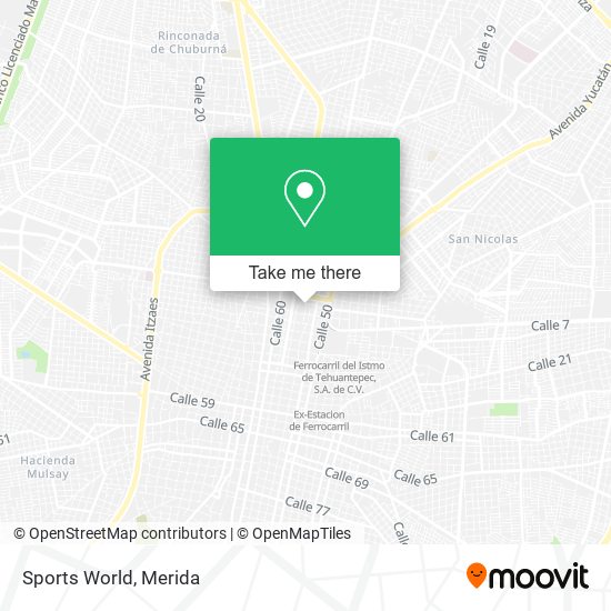 Mapa de Sports World