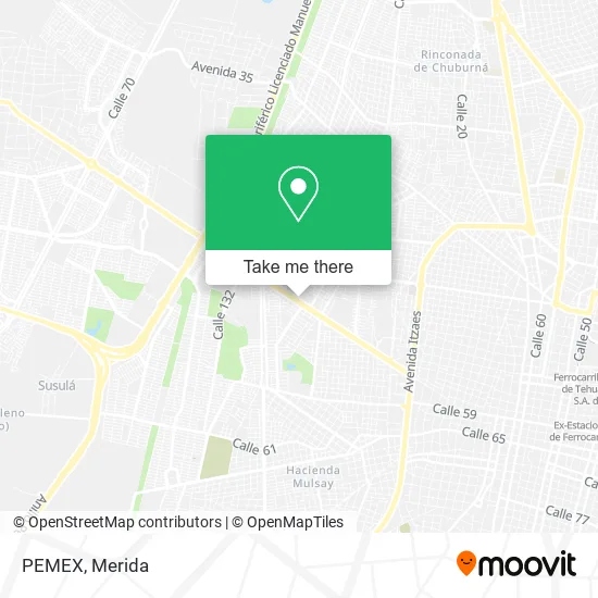 PEMEX map