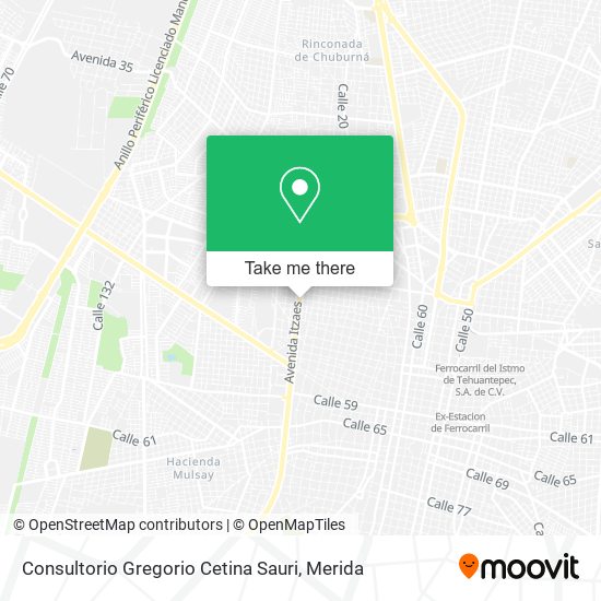 Consultorio Gregorio Cetina Sauri map