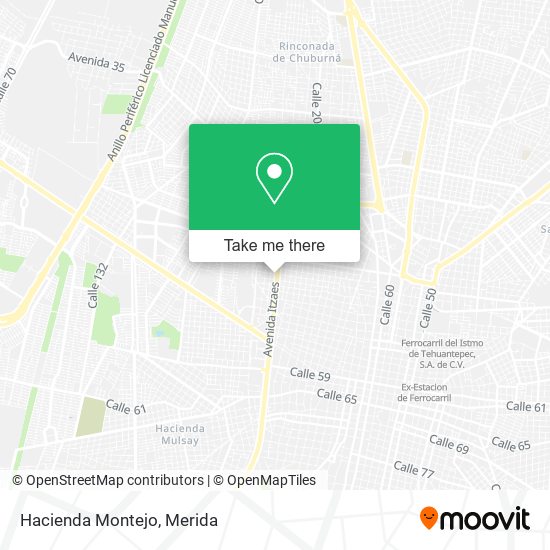 Mapa de Hacienda Montejo